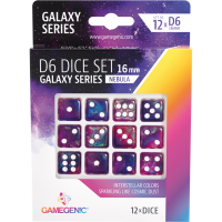Galaxy Series - Nebula - D6 Dice Set 16 mm (12 pcs)