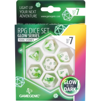 Glow Series - Toxic Stones - RPG Dice Set (7 pcs)