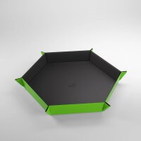 Magnetic Dice Tray Hexagonal Black/Green -...