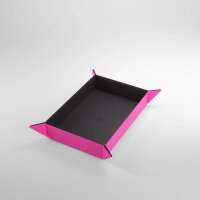 Magnetic Dice Tray Rectangular Black/Pink -...